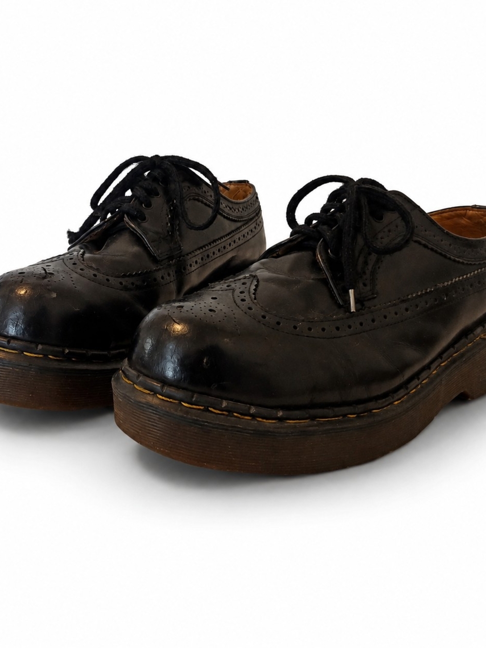 Dr. Martens Leather 1461 brogue  Platforms. - Mens Size 10.5 - 11.